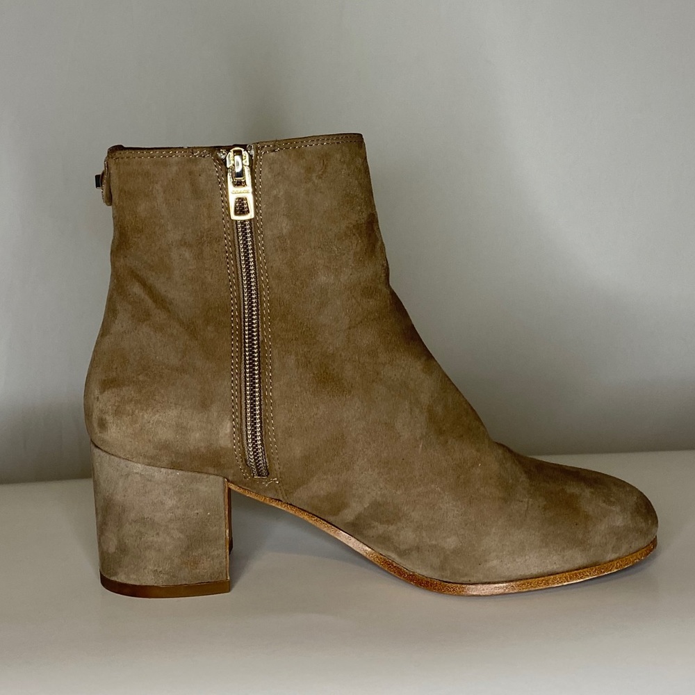 Coach Bonnie Suede Block Heel Booties - Picture 6 of 16
